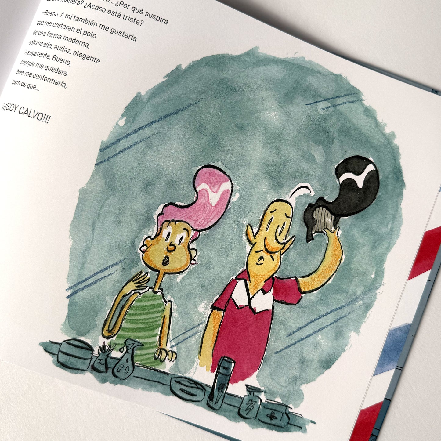 Peluquería Alegría . Rafael Ordóñez y José Fragoso