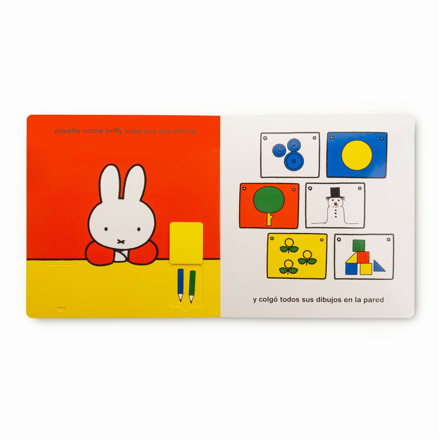 Miffy es artista . Dick Bruna