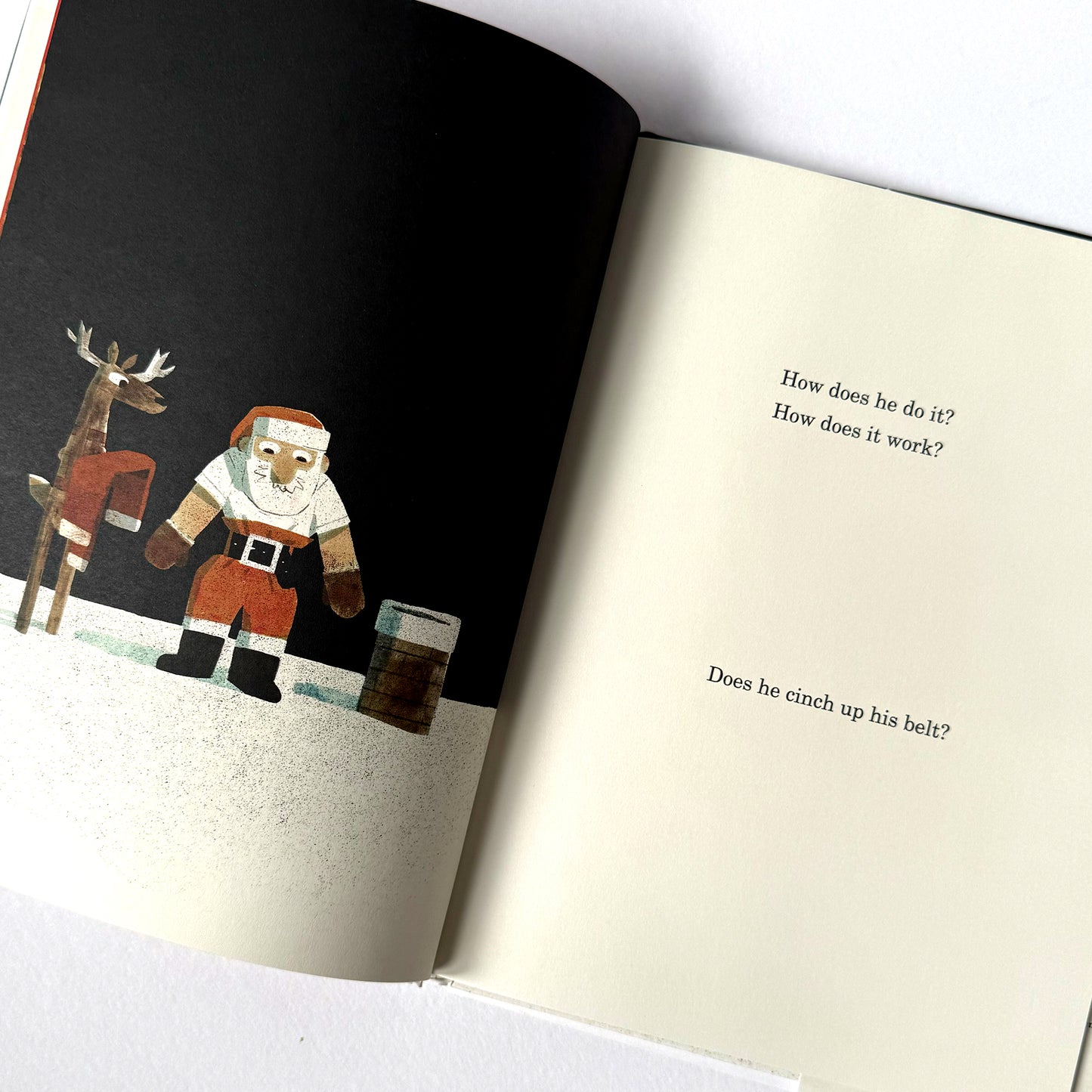 How does Santa go down the chimney? . Mac Barnett y Jon Klassen