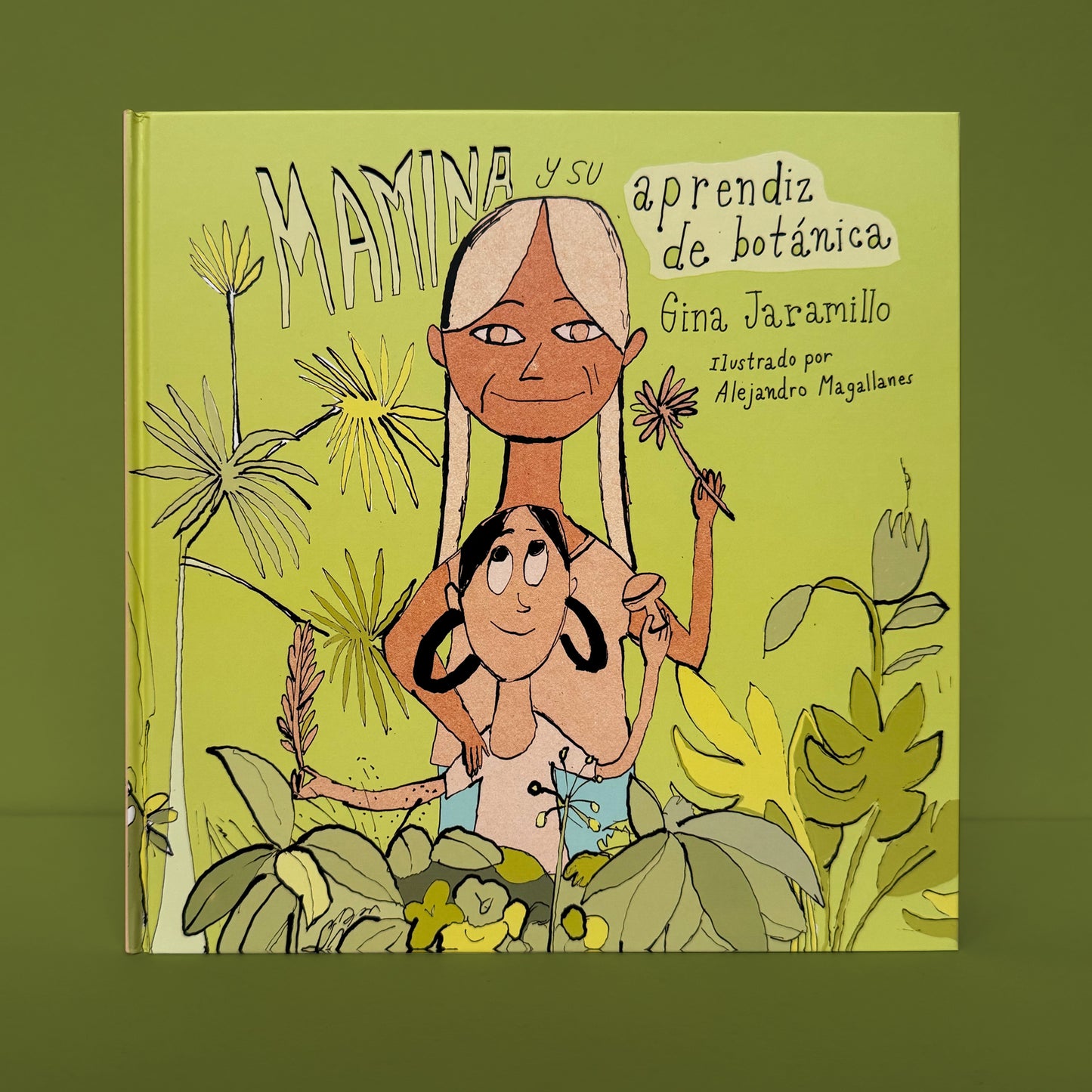 Mamina y su aprendiz de botánica . Gina Jaramillo y Alejandro Magallanes