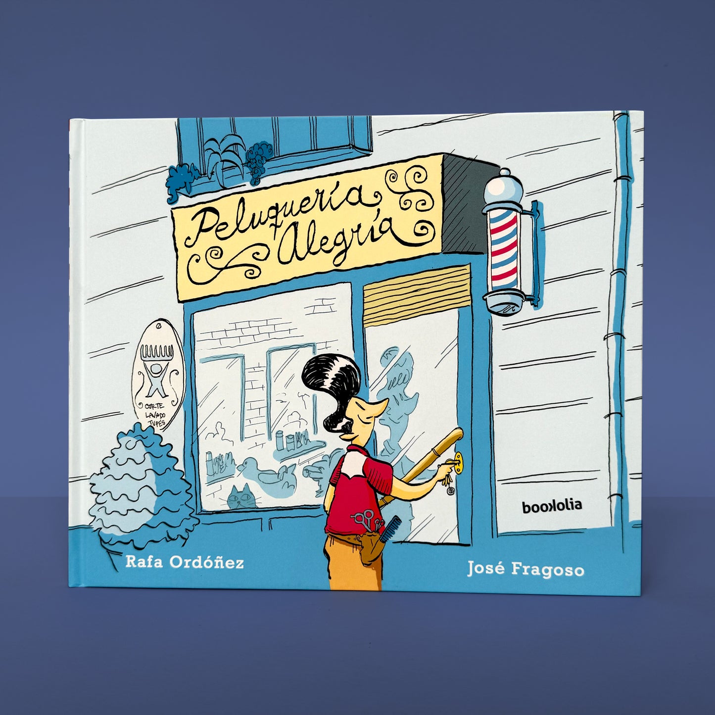 Peluquería Alegría . Rafael Ordóñez y José Fragoso