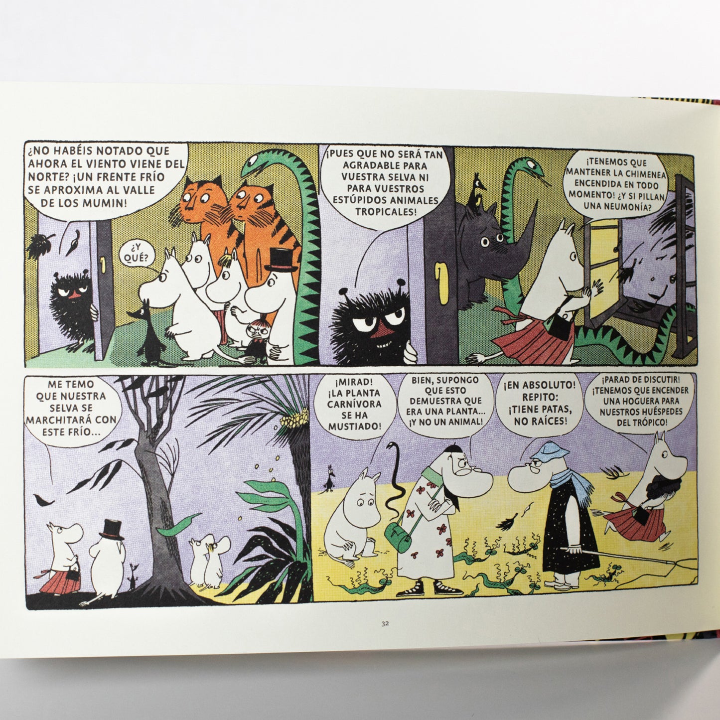 El Valle de los Mumin se transforma en una selva . Tove Jansson