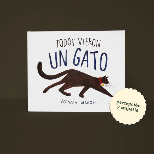 Todos vieron un gato . Brendan Wenzel